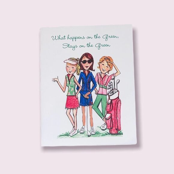 set(4) of Lula Bell Designs-Golf Collection Note Cards(blank) and Envelopes - Picture 5 of 6